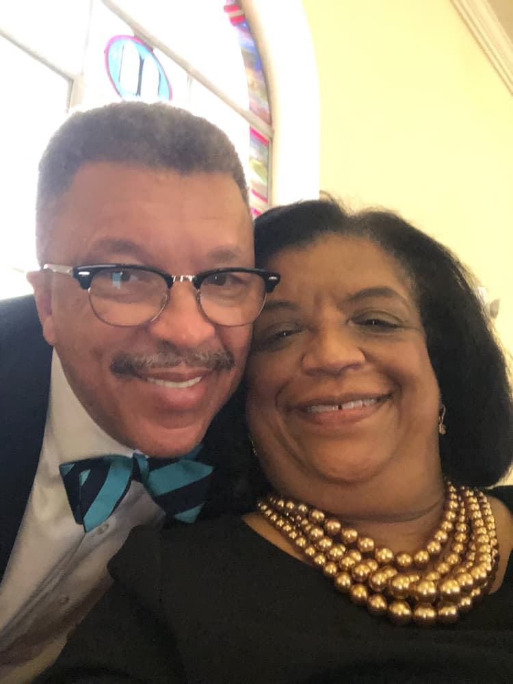 Bobby and Debra at church